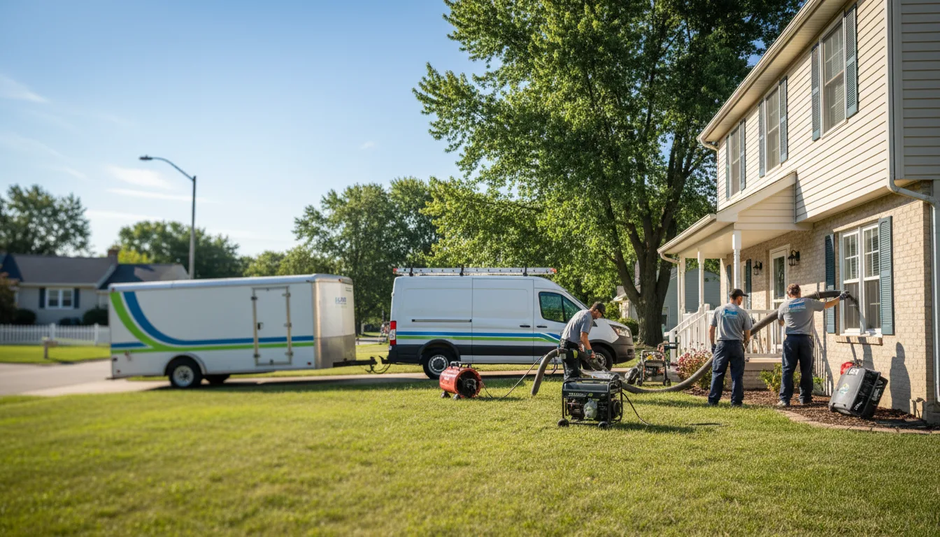 Flooded Basement Restoration And Cleanup With Repair in Nashville, MI near me